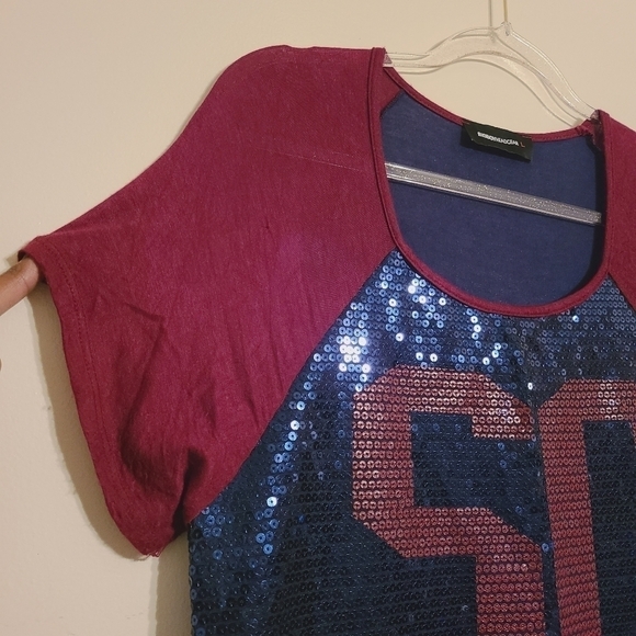 BigBoy Head Gear | HBCU Women's SC State Univ. Sequin Tunic Top (Size Large) - Picture 3 of 12